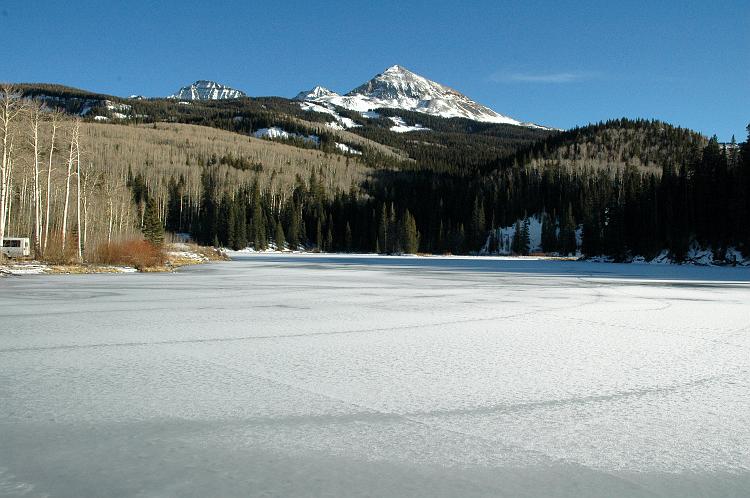 ouray0305.jpg - Woods Lake already frozen