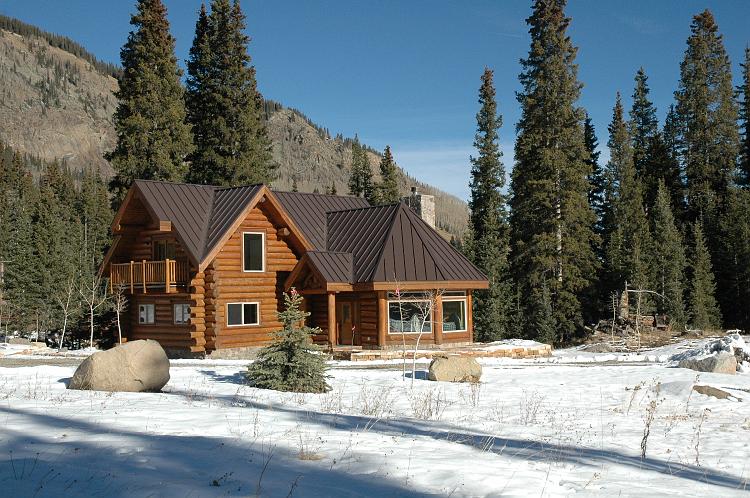 ouray0331.jpg - Norman's Cabin has been replaced with this new one.